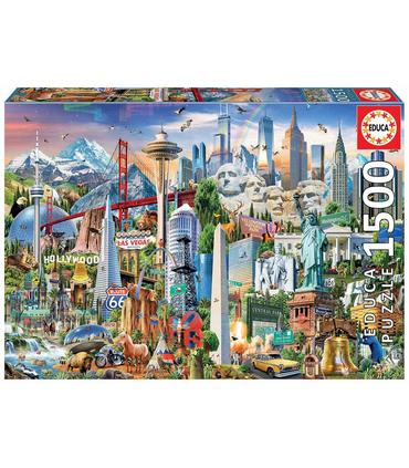puzzle-simbolos-de-norte-america-1500pz