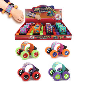 skateboard-pull-back-slat-bracelet-surtido