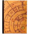 Libreta con Luz Mapa Merodeador Harry Potter