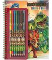Dino World Libro De Colorear Con Lapices