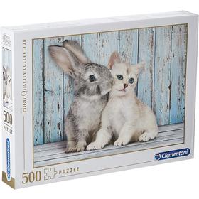 puzzle-gato-conejo-500pz