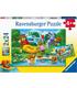 puzzle-familia-de-osos-se-va-de-camping