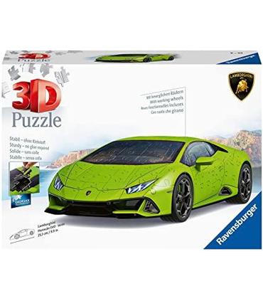 puzzle-lamborghini-huracan-evo-verde-3d