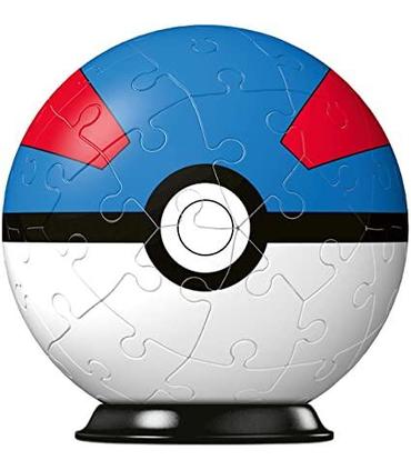 puzzle-3d-pokemon-superball-azul-54-piezas
