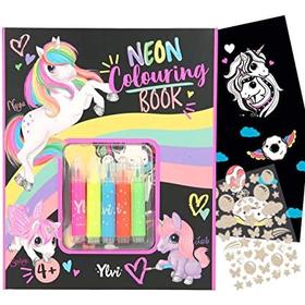 ylvi-set-libro-de-colorear-neon