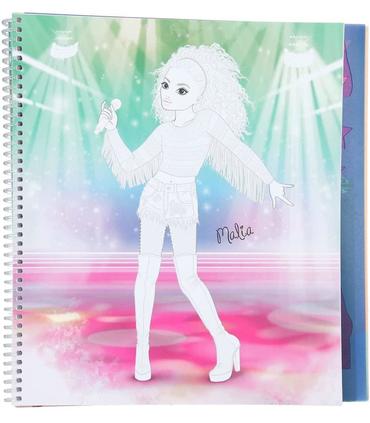 topmodel-popstar-para-colorear