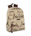 Mochila Jr. Portaord. + Portabot. Lettering BG