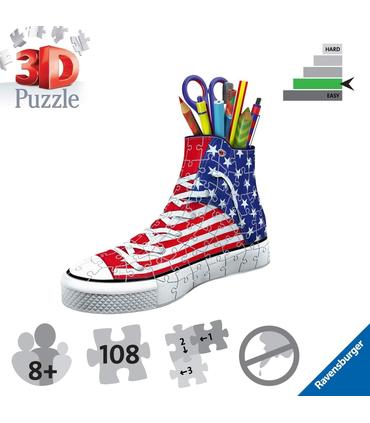 puzzle-3d-zapatilla-portalapices-american-style-108p