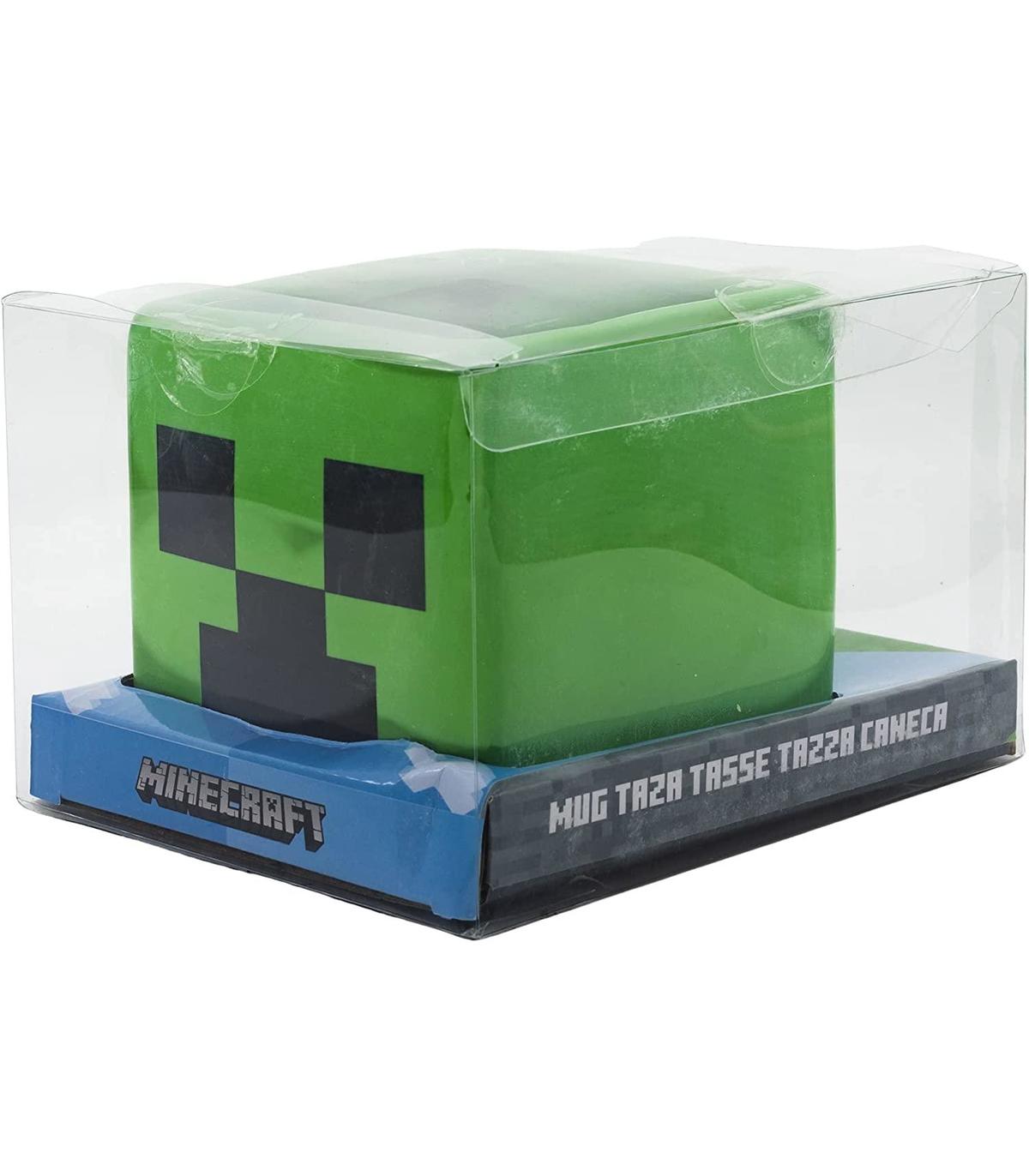 Taza con Caja Minecraft Cerámica 360 ml 