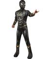 Disfraz Spider-man 3 Deluxe Black Inf 3-