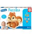Puzzle Baby - Animales 5 Puzzles