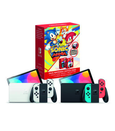 consola-switch-oled-azulroja-sonic-m-fundaprotector