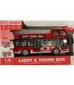 Autobús Turismo con Luz y Sonidos Rojo