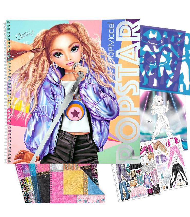 Topmodel Popstar Para Colorear