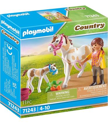 playmobil-71243-caballo-con-potro