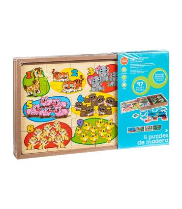 4-puzzles-de-madera-en-1