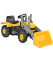 Tractor a Pedales Amarillo con Excavadora