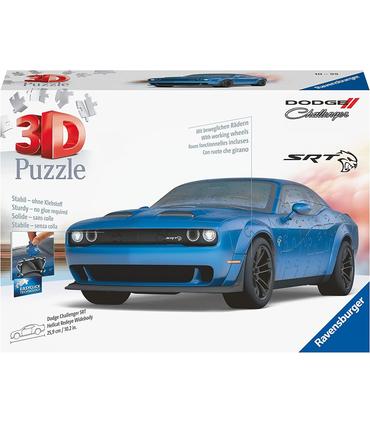 dodge-challenger-hellcat-blu-3d-puzzle
