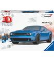 Dodge Challenger Hellcat Blu 3d Puzzle