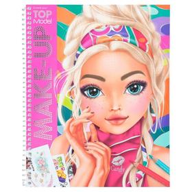 topmodel-make-up-colouring-book