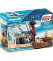 Playmobil 71254 - Starter Pack  Pirata Con Bote De Remos