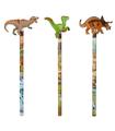Dino World Lapiz Con Figura Dino