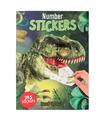 Dino World  Libro De Pegatinas Por Numeros
