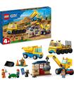 Lego 60391 - Camiones de Obra y Grúa con Bola de Demolición
