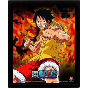 cuadro-3d-one-piece-brothers-burning-rage