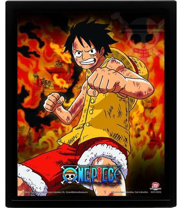 cuadro-3d-one-piece-brothers-burning-rage