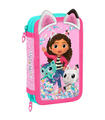 Estuche 2 Cremalleras Gabbys Dollhouse