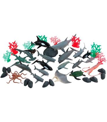 set-de-40-piezas-animales-del-oceano