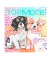 Create Your Topmodel Doggy Colouring Boo