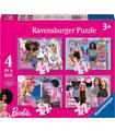 Barbie Puzzle 4 In A Box