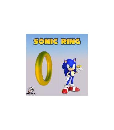 cuadro-3d-sonic-hedgehog-anillo-enganche