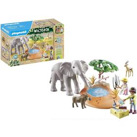 playmobil-71293-wiltopia-elefante-en-la-charca