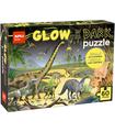 Puzzle Glow in the Dar Dinos 60 pces