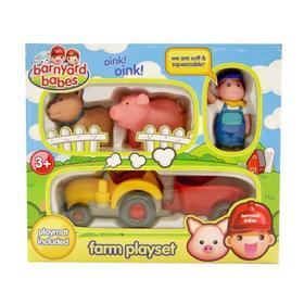 granjero-con-tractor-y-dos-animales