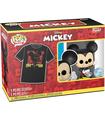 Funko Pop&tee: Disney- Mickey(dglt)- M