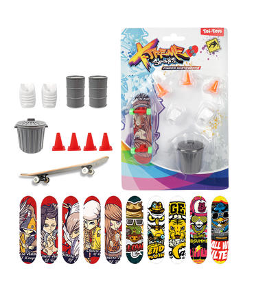 skateboard-finger-con-zapatillas-xtreme