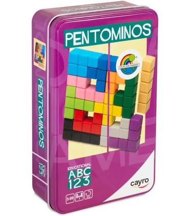 pentominos-metal-box