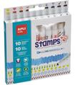 C. Rotuladores Colors & Stamp 10u