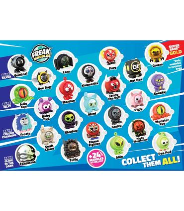 freak-marbles-set-of-5-plus-1-rare-marbl-canicas