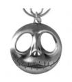 NBC-JACK  HEAD WITH BOW PEWTER KEY RING