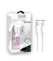 Cargador PD 25w Type-C + Cable Type-C a Iphone