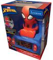Despertador Digital Spiderman con Luz de Noche 3D