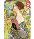 1000-dama-con-abanico-gustav-klimt
