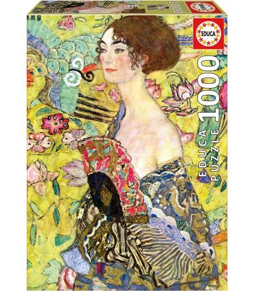 1000-dama-con-abanico-gustav-klimt