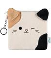 Cam Fluffy Zip Around Wallet
