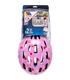 set-casco-protecciones-rosa